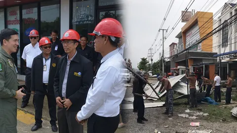 กองบิน 4 จับมือการไฟฟ้า ช่วยเหลือ ปชช. หลังฝนตกเสาไฟล้มกว่า 3 กม.