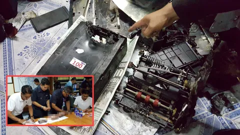 รองผู้การเมืองเพชร สอบพบตู้ ATM ถูกโจรงัดสูญเงินไปกว่า 2.1 ล้าน (คลิป)