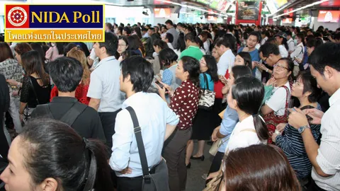 '3 ปี คสช.' คน 42% สุขเท่าเดิม ชีวิตงั้นๆ เพราะค่าครองชีพยังสูง 