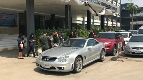 ส่งมอบ ‘เบนซ์-เรนจ์โรเวอร์‘ ของกลางคดีโชกุน ปปง.เตรียมขายเยียวยาเหยื่อ