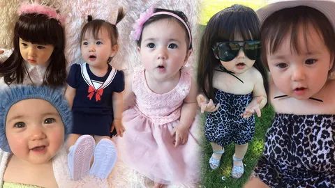 อยากจะขออุ้มหน่อยนะ! ส่องแฟชั่นเน็ตไอดอลตัวน้อย 'น้องเอมิลี' น่ารักมาก