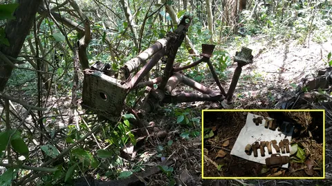 ตรวจซากเครื่องบินที่อุทัยธานี ชาวบ้านระบุของญี่ปุ่นสมัยสงครามโลก