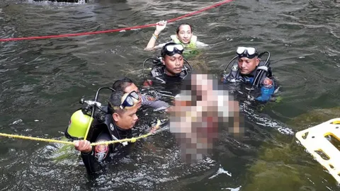 สามเณรลงเล่นน้ำตกหลังฝึกปฏิบัติธรรม ตะโกนบอกเพื่อนหมดแรง จมหายต่อหน้า