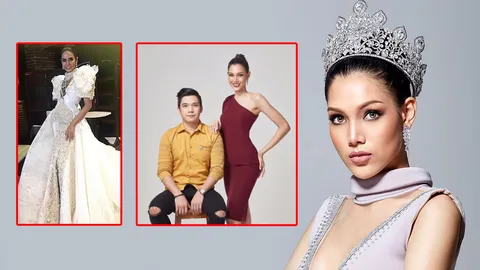 ดีไซเนอร์ดังตัดชุดให้มิสแกรนด์กำแพงเพชร น้ำตาล ชลิตา ก็เคยใส่
