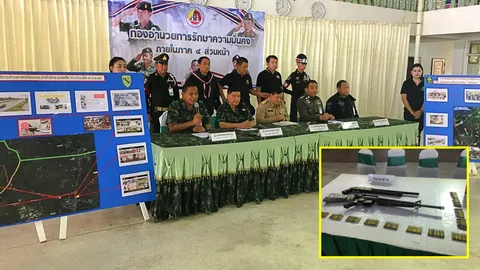 แถลงจับมือคาร์บอมบ์ด่านเกาะหม้อแกง ยึด M16 ก่อเหตุ 20 คดี คร่า 13 ศพ