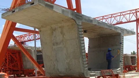 กรมทางหลวง ใช้เทคโนโลยีประกอบคอนกรีตสร้างสะพาน เพิ่มความรวดเร็ว