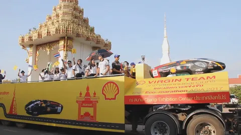 อาชีวะชาติไทยไม่แพ้ใคร ทีมเทคนิคสกลฯ คว้าแชมป์รถประหยัดน้ำมัน (คลิป)