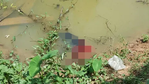 สุดโหด! คนร้ายทุบหัวผู้เฒ่าร้อยเอ็ดไม่ยั้ง ก่อนโยนศพทิ้งน้ำอำพรางคดี