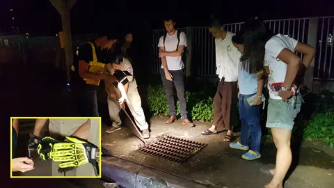 กู้ภัย-นศ.มช. ช่วยลูกแมวตกท่อ พลเมืองดีรับดูแลต่อพร้อมตั้งชื่อ บุญรอด