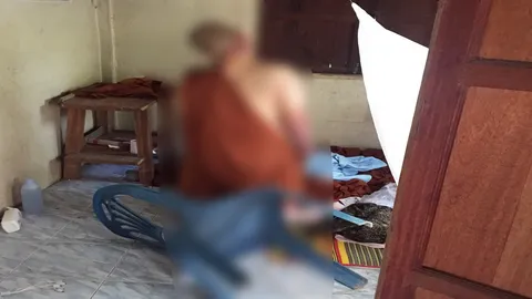 สามเณรคิดสั้น! ใช้เชือกผูกคอตาย ภายในกุฏิวัดถ้ำเสือเหลือง จ.เลย