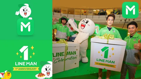 ครบรอบ 1 ปี 'Line Man' ส่งอะไรได้มากกว่าความอิ่มท้อง