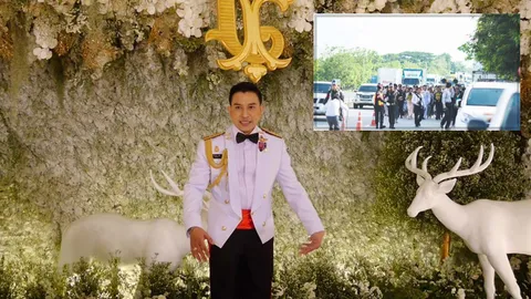 เสธ.พีท น้ำตาคลอ ขอโทษแห่ขันหมาก ทำรถติดยาว ยันขออนุญาตถูกต้อง (คลิป)