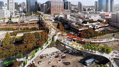 เปิด “โซลลู 7017” เกาหลีใต้แปลงร่างสะพานเป็นสวนสาธารณะ