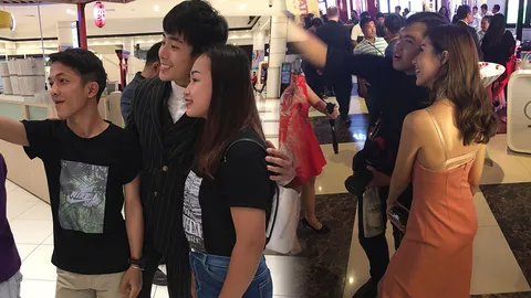 ฮอตนะ นน-มีน ลีลาอ้อล้อกับแฟนคลับ (คลิป)