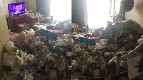 อ้วกพุ่ง! สาบานว่าห้องคน แชร์กระจาย ห้องพักสภาพเละไม่ต่างกับรถขยะ