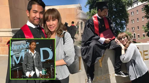 แม่ตุ๊กตา ปลื้ม!! มิสเตอร์ดี คว้า ป.ตรี จากอเมริกา หลังได้ทุนเรียนจนจบ