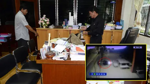 ฉี่ให้ดูต่างหน้า! ขโมยงัด ร.ร.เมืองจันท์ รื้อมันทุกห้อง ฉกทรัพย์ลอยนวล