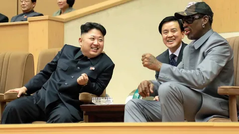 ฮือฮา อดีตนักบาสดาวดังNBA เหินฟ้ามาหา คิม จอง อึน เพื่อนเก่าสุดเลิฟ 