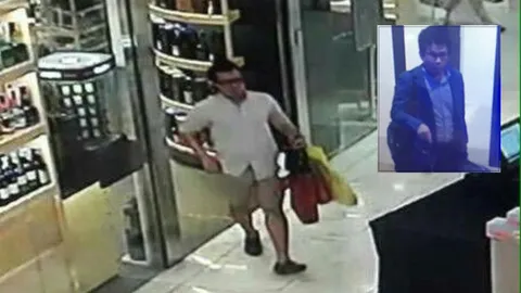 แหม่ๆ คุณโจร ทำเนียนสปีคอิงลิช แต่งตัวดี ลักเหล้า-นาฬิกาแพงๆ ห้างดัง