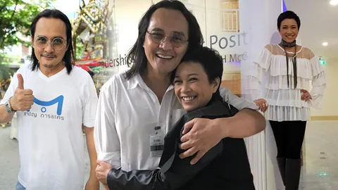 เปิดภาพหาดูยาก! แอม-ตั้ว อดีตคนเคยรักกอดกันกลม 