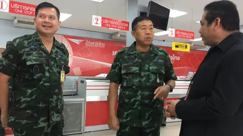 'ผบ.พล.ร.5.' ขอความร่วมมือไปรษณีย์หาดใหญ่ ตรวจเข้มทุกพัสดุกันเหตุร้าย