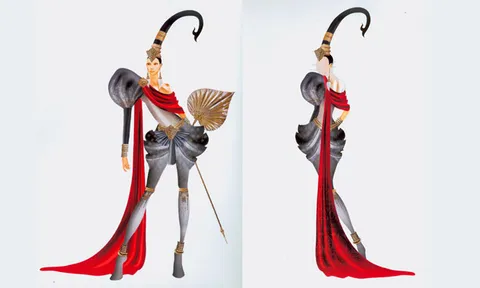 สยามไอยรา..รางวัลออกแบบชุดประจำชาติ สู่เวทีนางงามจักรวาล 2010