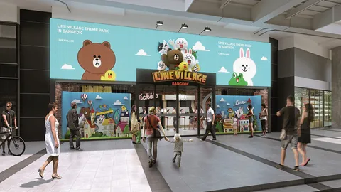 ไลน์วิลเลจบุกตลาดท่องเที่ยว เปิดตัวแห่งแรกในโลกที่กรุงเทพมหานคร