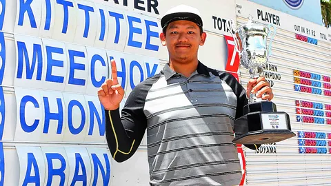 โปรกอล์ฟ ฟอร์มร้อน! ซิวแชมป์สิงห์ ทีดีที กบินทร์บุรี