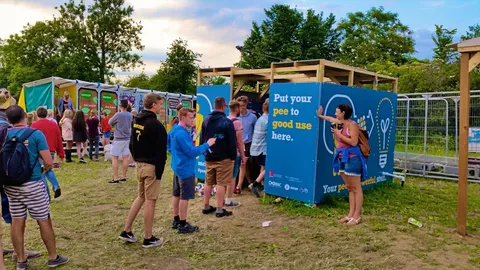 เปลี่ยนปัสสาวะของนักท่องเทศกาลดนตรีให้เป็นพลังงาน