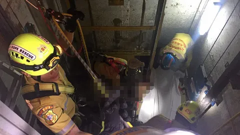 ตกช่องลิฟต์ดับ