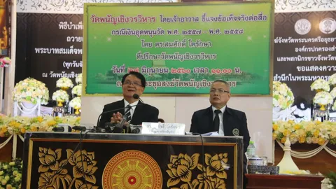 ทนายวัดพนัญเชิงวรวิหาร แจงเงินทอนโปร่งใส จ่อแจ้งความ อดีต ผอ.ฉ้อโกง