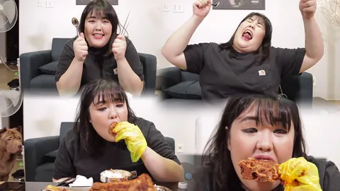 แทะจนเหลือแต่วิญญาณ! คลิป 'ซูบิน' ไอดอลสายกิน เขมือบซี่โครงสุดเปื่อย