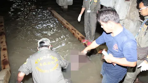 หนุ่มโรงน้ำแข็งจมดิ่งเจ้าพระยา ศพเพิ่งโผล่ แถวท่าเรือพระประแดง