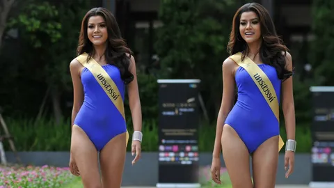 แซ่บกับผิวสีแทน! มินตรา มิสแกรนด์นครสวรรค์ อวดหุ่นเซี๊ยะในชุดว่ายน้ำ