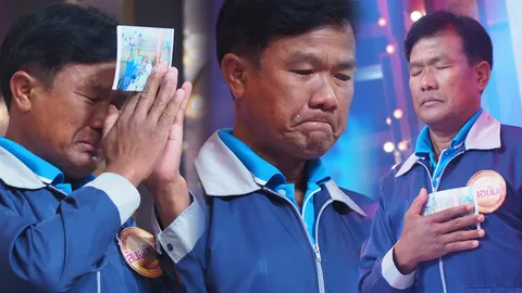 น้ำตาร่วง! แมสเซนเจอร์สู้ชีวิตร้องเพลงแลกเงิน ต่อลมหายใจแม่ป่วยอัมพาต