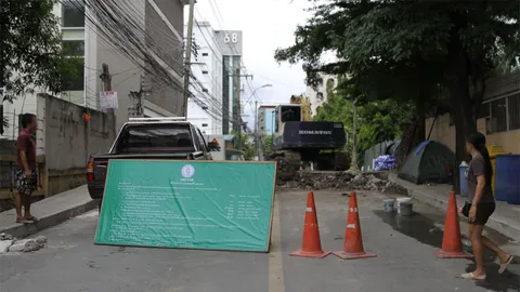 กทม.ปิดซอยรัชดาภิเษก 17-ซ่อมสะพานข้ามคลอง