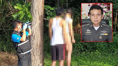 ตร.ยังมึน! ปมผัวเมียพม่าผูกคอกับต้นไม้ คนสงสัยฆ่าตัวตาย หรือฆาตกรรม