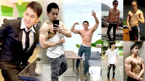 อยากหล่อล่ำต้องทำเอง! ส่อง 'หนุ่มขี้ก้าง' แปลงร่างสู่หุ่นล่ำบึ้กน่ากัด