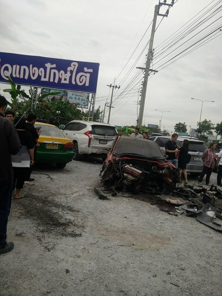 สภาพหลังเกิดอุบัติเหตุ (ขอบคุณภาพ : ครัวคุณหญิง)
