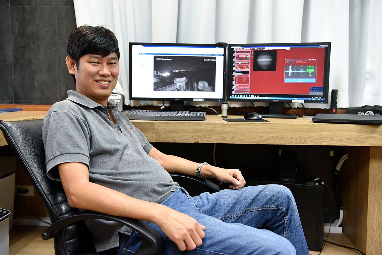 Christopher Go นักดาราศาสตร์สมัครเล่นชาวฟิลิปปินส์