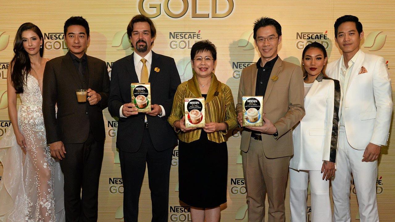หอมจังเลย - ออดรีย์ เลียว เปิดตัว “เนสกาแฟโกลด์ ใหม่” กาแฟชั้นเลิศเหนือระดับทุกสัมผัส โดยมี แวลดดิสลาฟ อังดรีฟ, อภิวัฒน์ อิริยาภิชาติ, ธนิดา ธรรมวิมล, ภพธร สุนทรญาณกิจ สหรัถ สังคปรีชา และ ศรีริต้า เจนเซ่น มาร่วมงานด้วย ที่โรงแรมดิ โอกุระ เพรสทีจ วันก่อน.