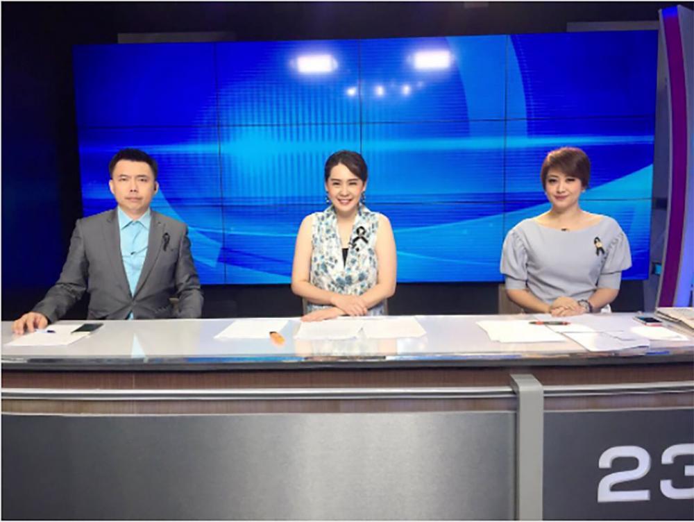 ต้องหยุดพักงานพิธีกรข่าวยาวเลย