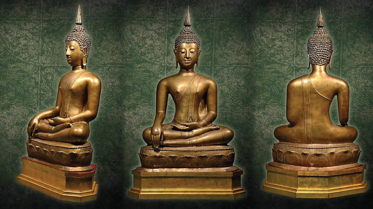 พระพุทธรูปบูชา ยุคเชียงแสน ล้านนา สิงห์ ๓ ของ โต้ง บางแค.