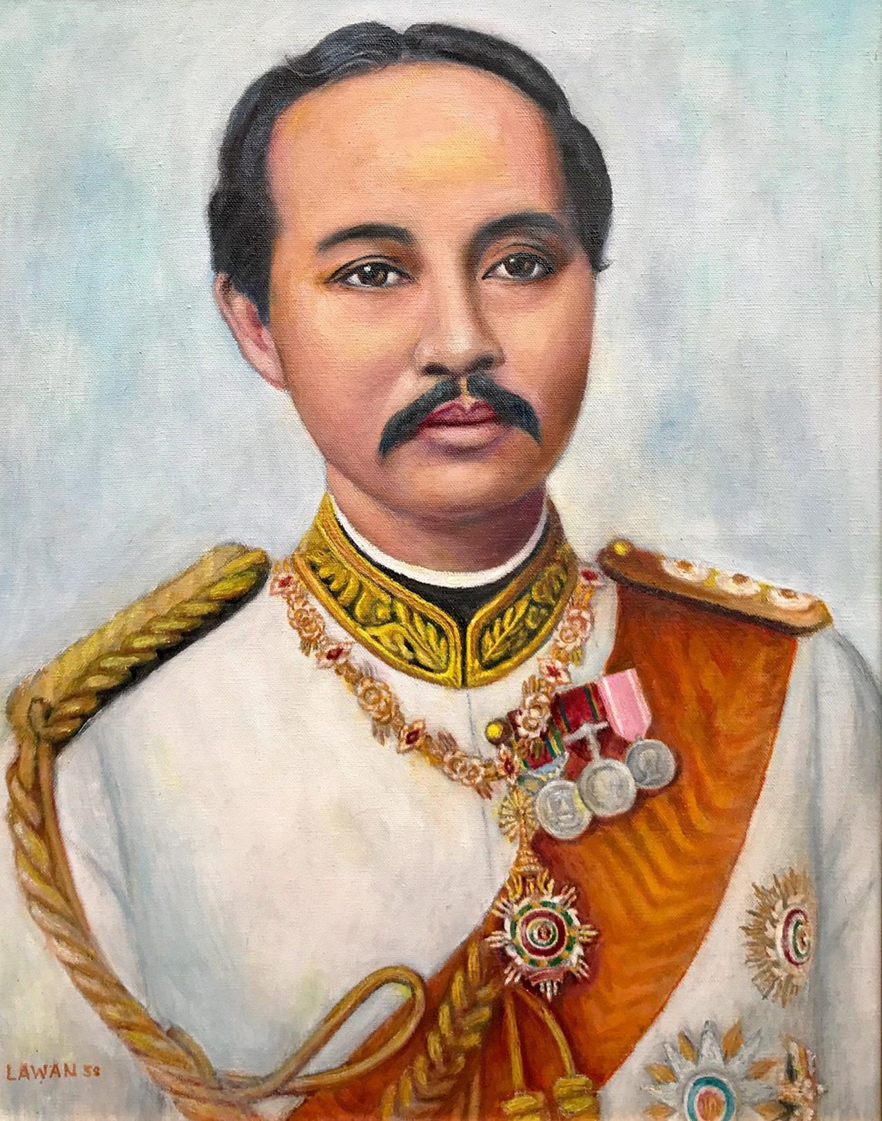 พระบรมสาทิสลักษณ์ ล้นเกล้าฯ รัชกาลที่ 5 ผลงานอาจารย์ลาวัณย์ อุปอินทร์.