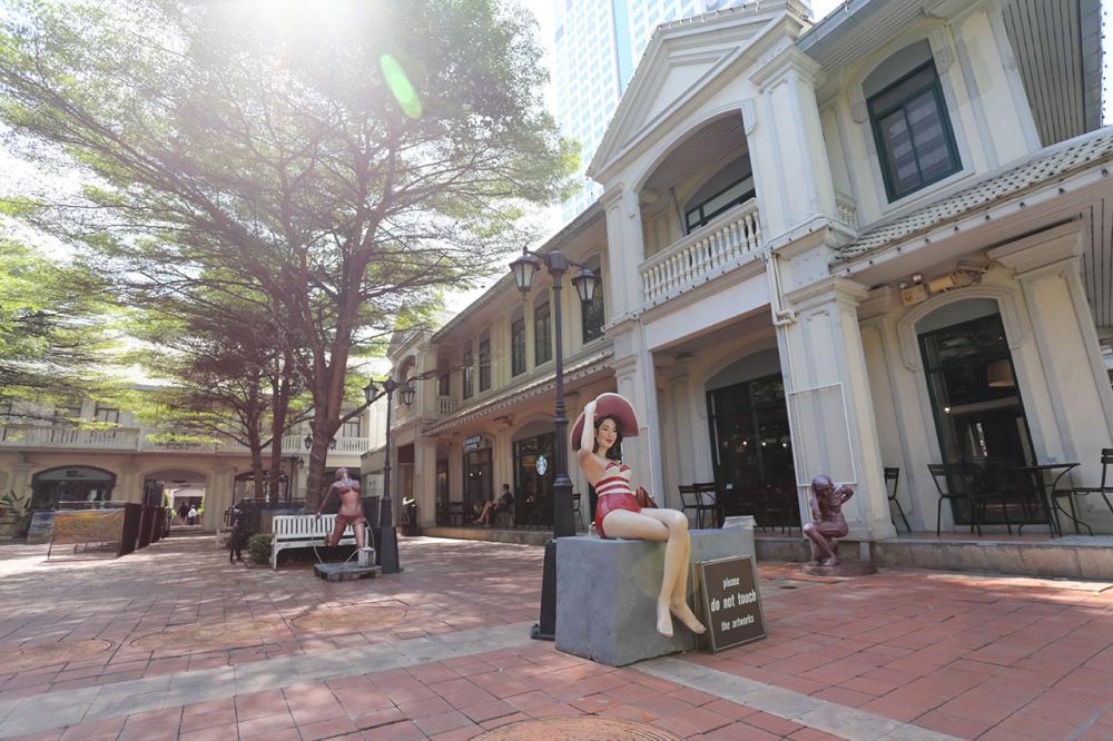 บรรยากาศคนโล่ง