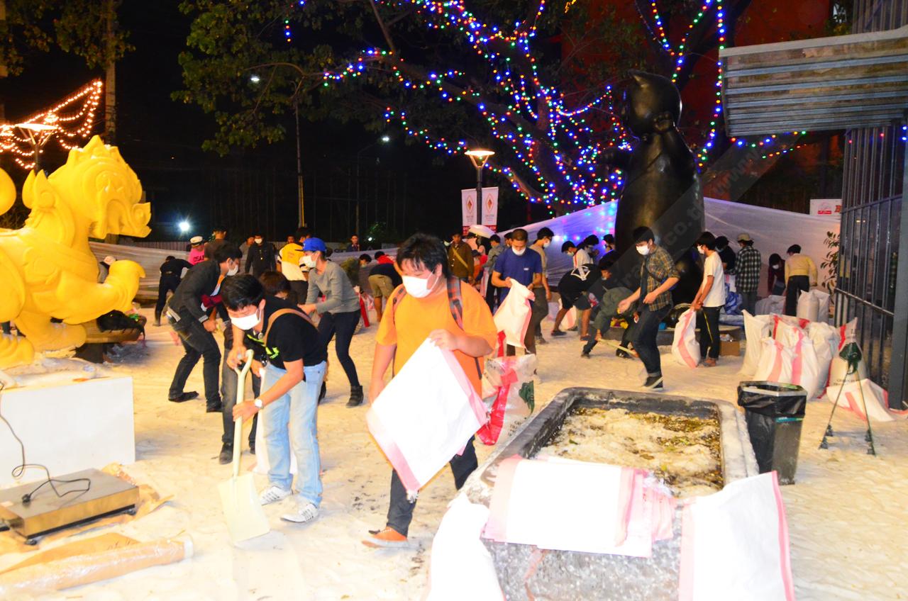 ส่งเกลือคืนโรงงาน บางส่วนมอบให้ จังหวัดเชียงใหม่ไว้ทำดินโป่งให้สัตว์ป่า