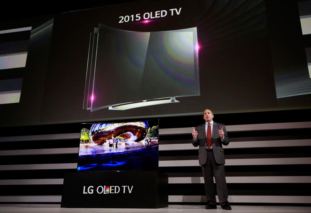 OLED ทีวีแบบจอโค้งของแอลจี