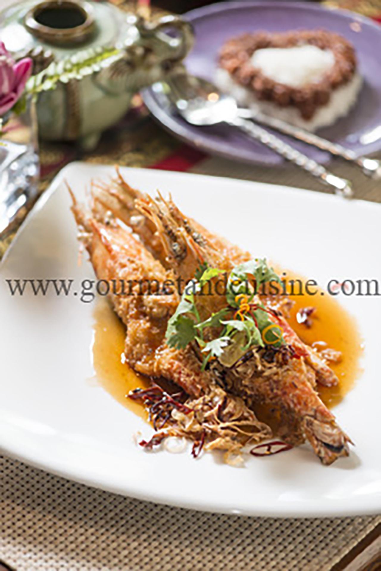 กุ้งซอสมะขาม