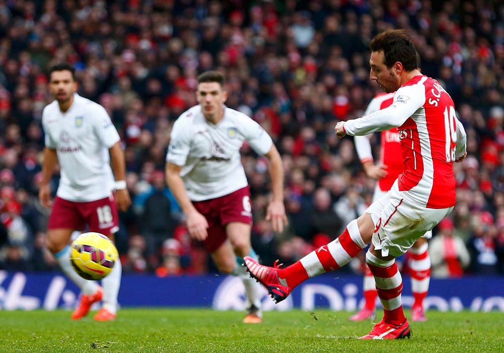 ซานติ กาซอร์ลา ยิงจุดโทษพาอาร์เซนอล หนีเป็น 4-0