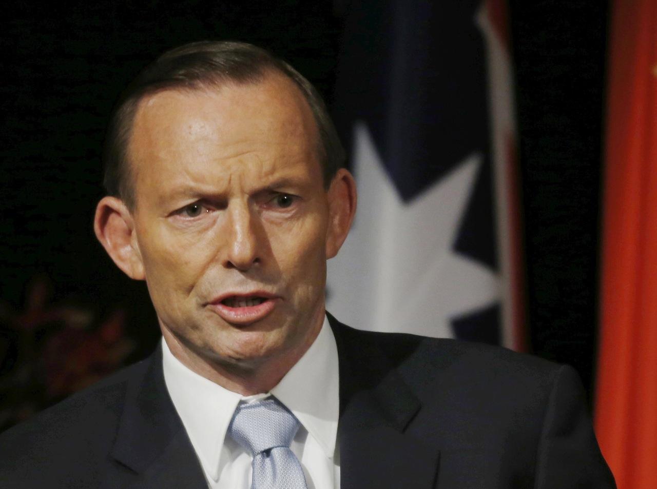 โทนี แอ็บบ็อตต์ นายกรัฐมนตรีออสเตรเลีย (ภาพ: AP Photo)